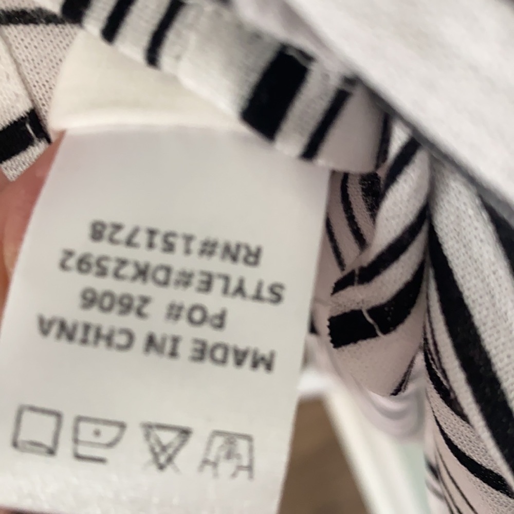 NWT ee:some black white stripe dress - Picture 5 of 6
